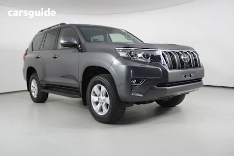 Grey 2022 Toyota Landcruiser Prado Wagon Gxl