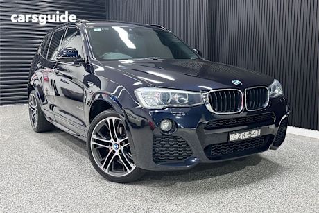 Black 2015 BMW X3 SUV XDRIVE20I 4X4
