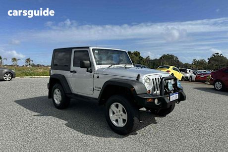 Silver 2009 Jeep Wrangler Softtop Sport (4X4)