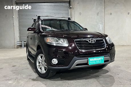 Red 2011 Hyundai Santa FE SUV SLX 4X4