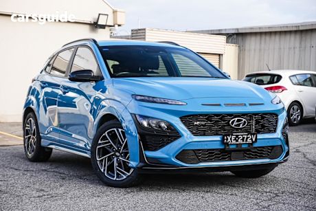 Blue 2021 Hyundai Kona SUV N-LINE PREMIUM 4X4