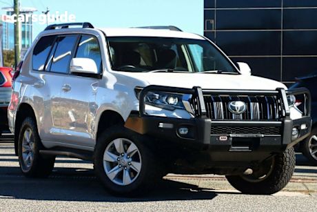 White 2021 Toyota Landcruiser Prado Wagon Gxl
