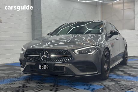 Grey 2020 Mercedes-Benz CLA250 Coupe 4Matic
