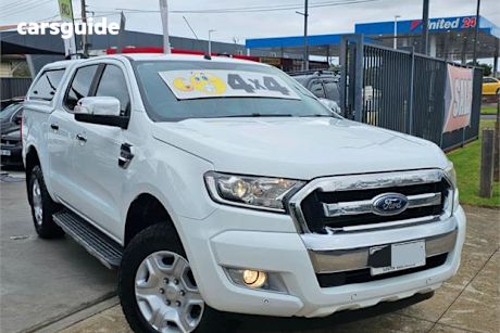White 2018 Ford Ranger Ute Tray XLT 4X4