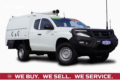 White 2021 Mitsubishi Triton Club Cab Chassis Glx Adas (4X4)