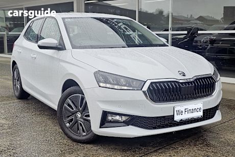 White 2024 Skoda Fabia Hatch 85TSI SELECT F
