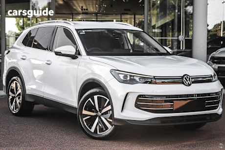 White 2025 Volkswagen Tiguan SUV 150TSI ELEGANCE 4WD