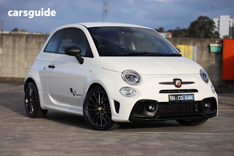 White 2022 Abarth 695 Hatch COMPETIZIONE F