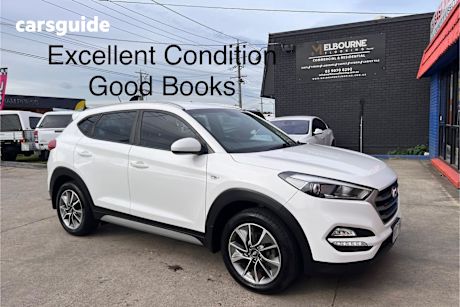 White 2018 Hyundai Tucson SUV ACTIVE X F