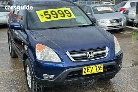 Blue 2003 Honda CR-V Wagon (4X4) Sport