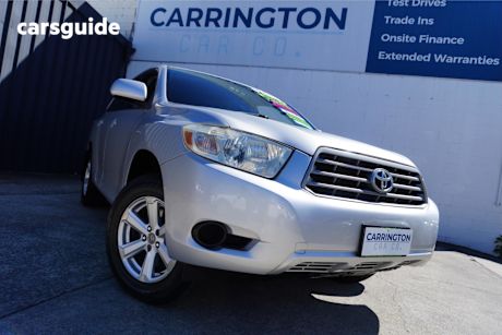 Silver 2008 Toyota Kluger Wagon Kx-R (4X4) 7 Seat