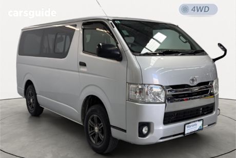 Silver 2015 Toyota HiAce Commercial LONG DX 4WD
