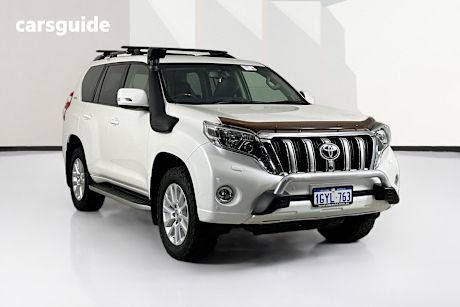 White 2017 Toyota Landcruiser Prado Wagon Kakadu (4X4)