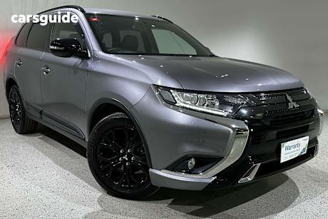 Grey 2018 Mitsubishi Outlander SUV BLACK EDITION F