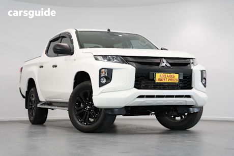 White 2021 Mitsubishi Triton Ute Tray GLX-R R