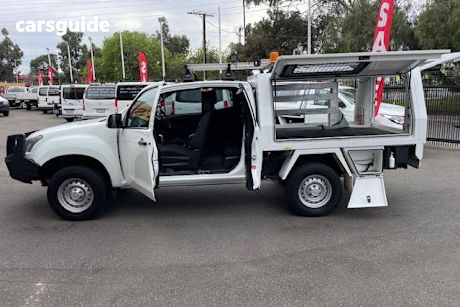 White 2020 Isuzu D-MAX Space Cab Chassis Sx (4X4)