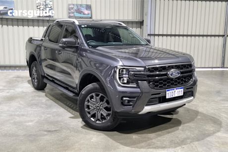 Grey 2022 Ford Ranger Ute Tray WILDTRAK 4X4