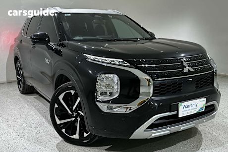 Black 2024 Mitsubishi Outlander SUV PHEV EXCEED TOURER 4X4