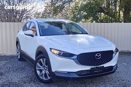 White 2023 Mazda CX-30 SUV G20 EVOLVE F