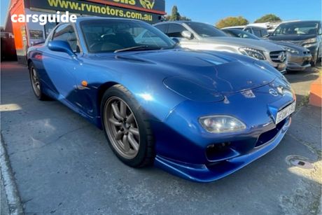 Blue 2002 Mazda RX7 Coupe TWIN TURBO RS