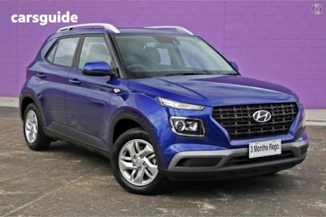 Blue 2022 Hyundai Venue SUV F