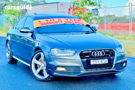Grey 2014 Audi A4 Sedan 2.0 Tfsi S-Line Quattro