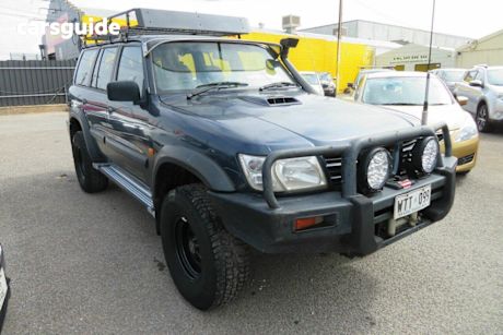 Blue 2002 Nissan Patrol Wagon ST