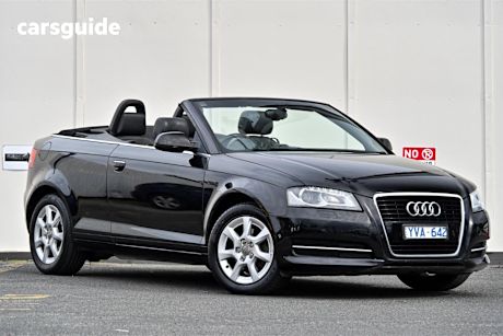 Black 2011 Audi A3 Convertible ATTRACTION F
