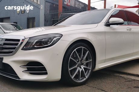 White 2018 Mercedes-Benz S-Class Sedan S450