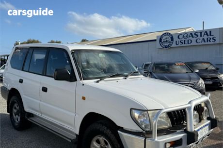 White 2002 Toyota Landcruiser Prado Wagon Rv (4X4)