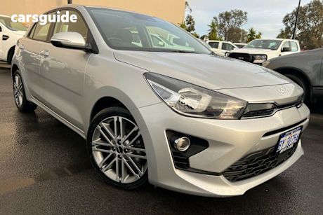 Silver 2023 Kia RIO Hatchback Sport