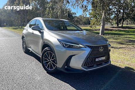 Silver 2024 Lexus NX SUV NX350H LUXURY 4X4