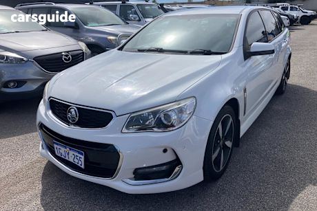 White 2017 Holden Commodore Sportswagon Sv6