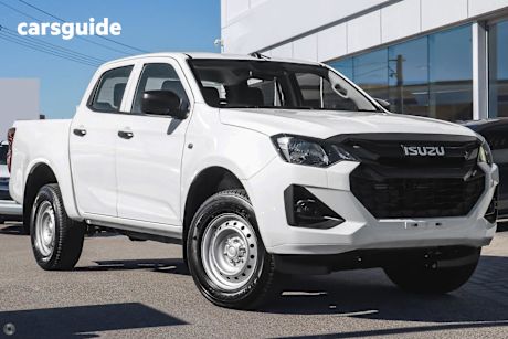 White 2025 Isuzu D-MAX Ute Tray SX HIGH RIDE R