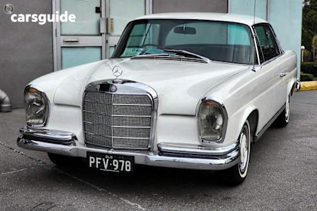 White 1968 Mercedes-Benz 280SE Coupe R