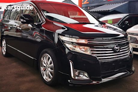 White 2010 Nissan Elgrand OtherCar HIGHWAY STAR