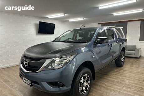 Blue 2015 Mazda BT-50 Ute Tray XT HI-RIDER R