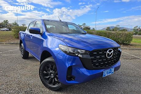 Blue 2025 Mazda BT-50 Ute Tray XT 4X4