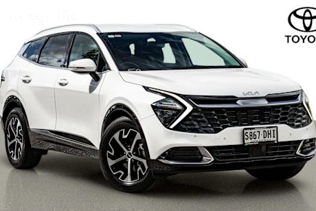 White 2021 Kia Sportage SUV SX 4WD