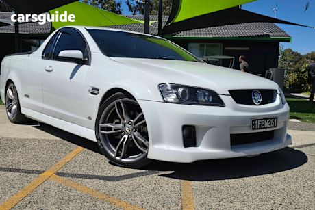 White 2008 Holden UTE Ute Tray SS V R