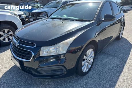 Black 2016 Holden Cruze Hatchback Equipe