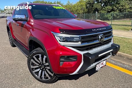 Red 2024 Volkswagen Amarok Dual Cab Utility Aventura Tsi452 4Motion