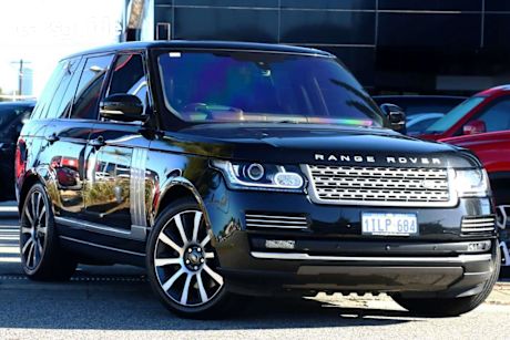 Black 2016 Land Rover Range Rover Wagon Vogue Se Sdv8