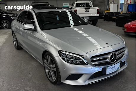 Silver 2020 Mercedes-Benz C-CLASS Sedan C300 R