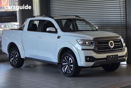 White 2025 GWM Cannon Dual Cab Chassis Lux (4X4)