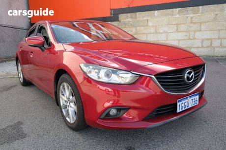 Red 2017 Mazda 6 Sedan Sport