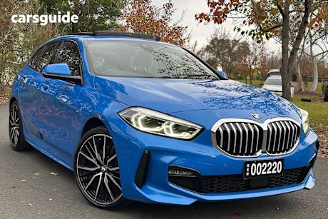 Blue 2023 BMW 1 Hatch 118I M SPORT F