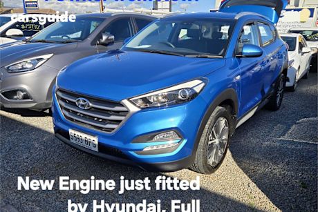 Blue 2017 Hyundai Tucson SUV ACTIVE X F