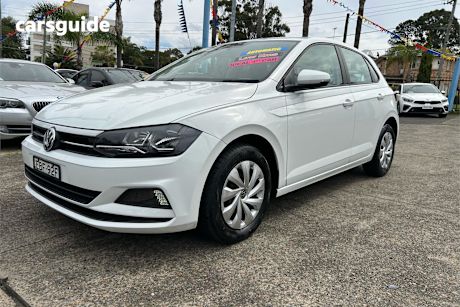 White 2018 Volkswagen Polo Hatch 70TSI TRENDLINE F