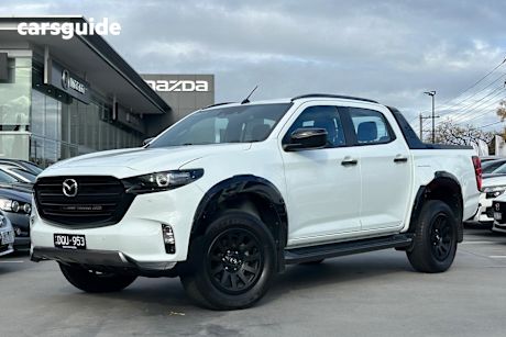 White 2023 Mazda BT-50 Ute Tray SP 4X4